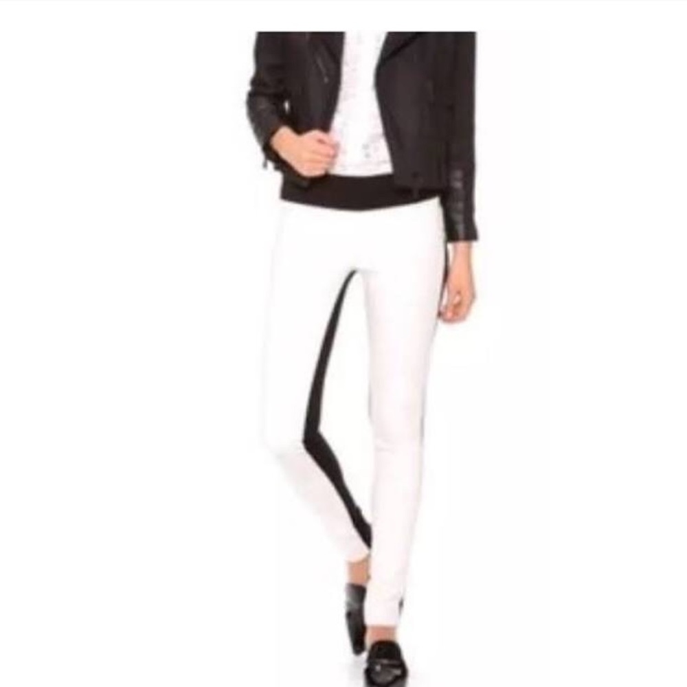 club monaco tasha faux leather leggings